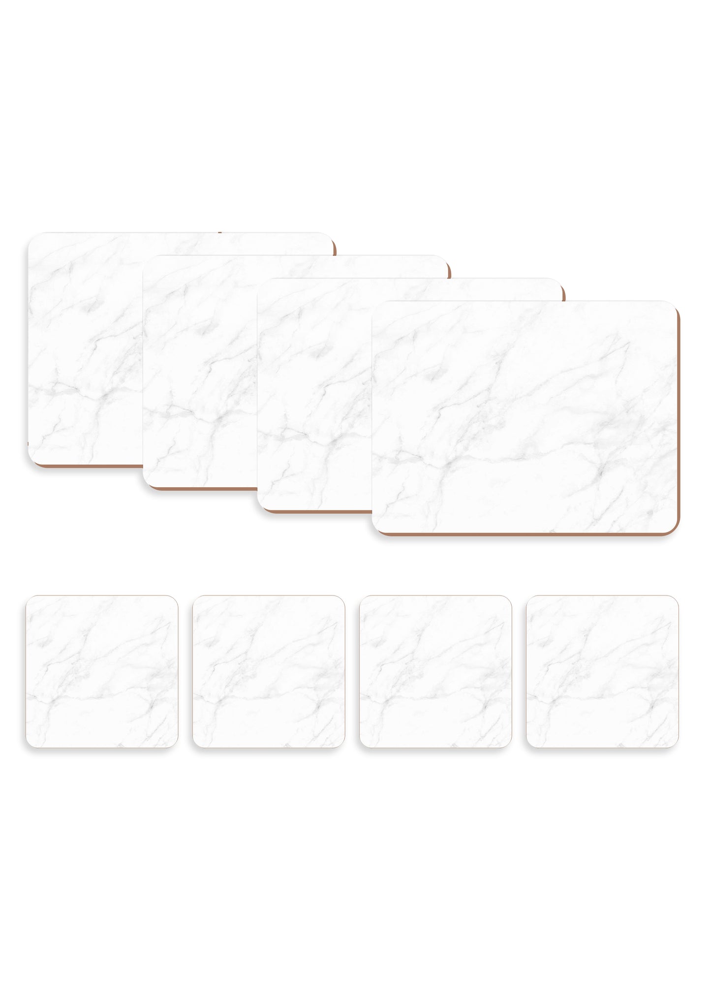 White Marble Placemats