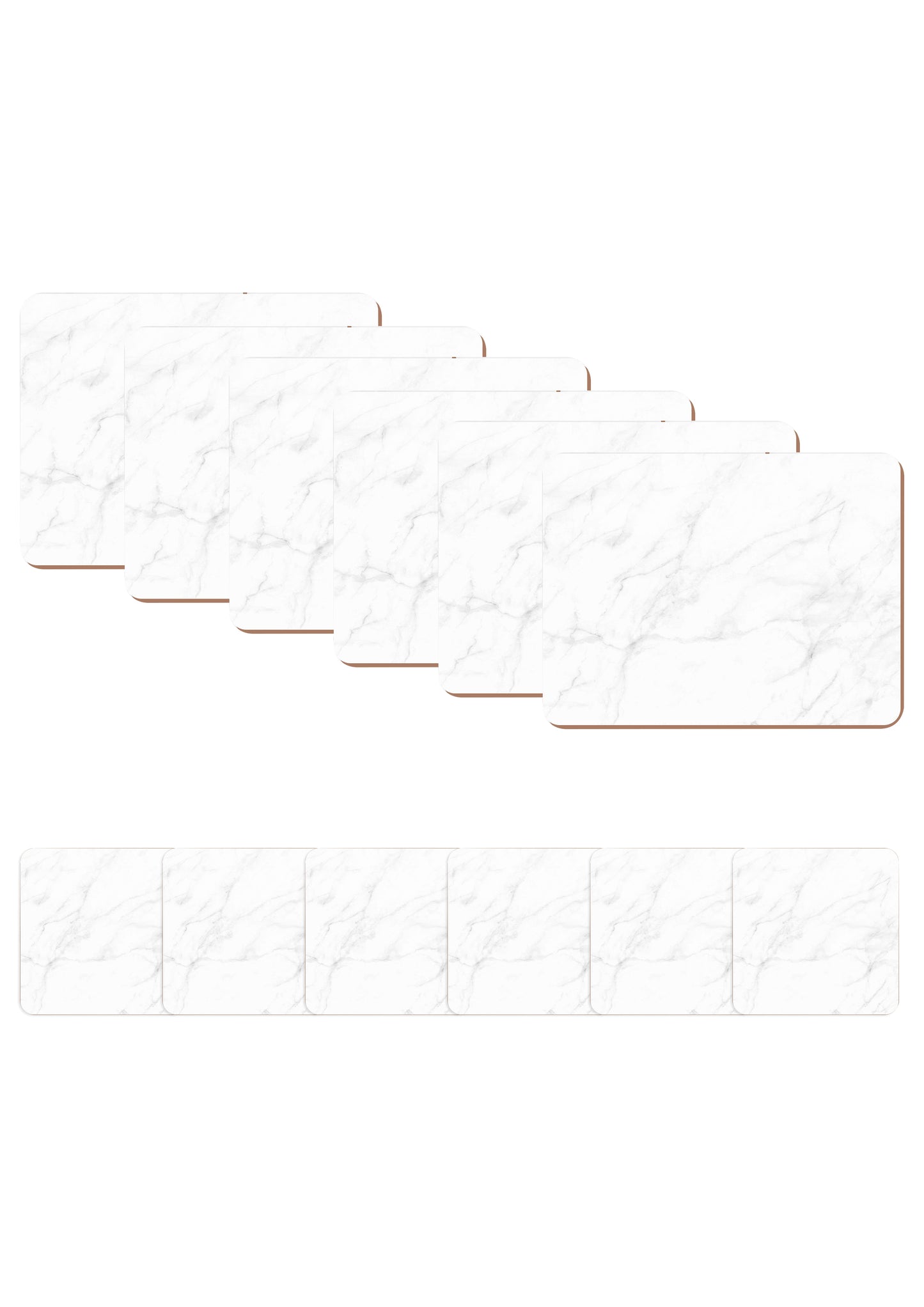 White Marble Placemats