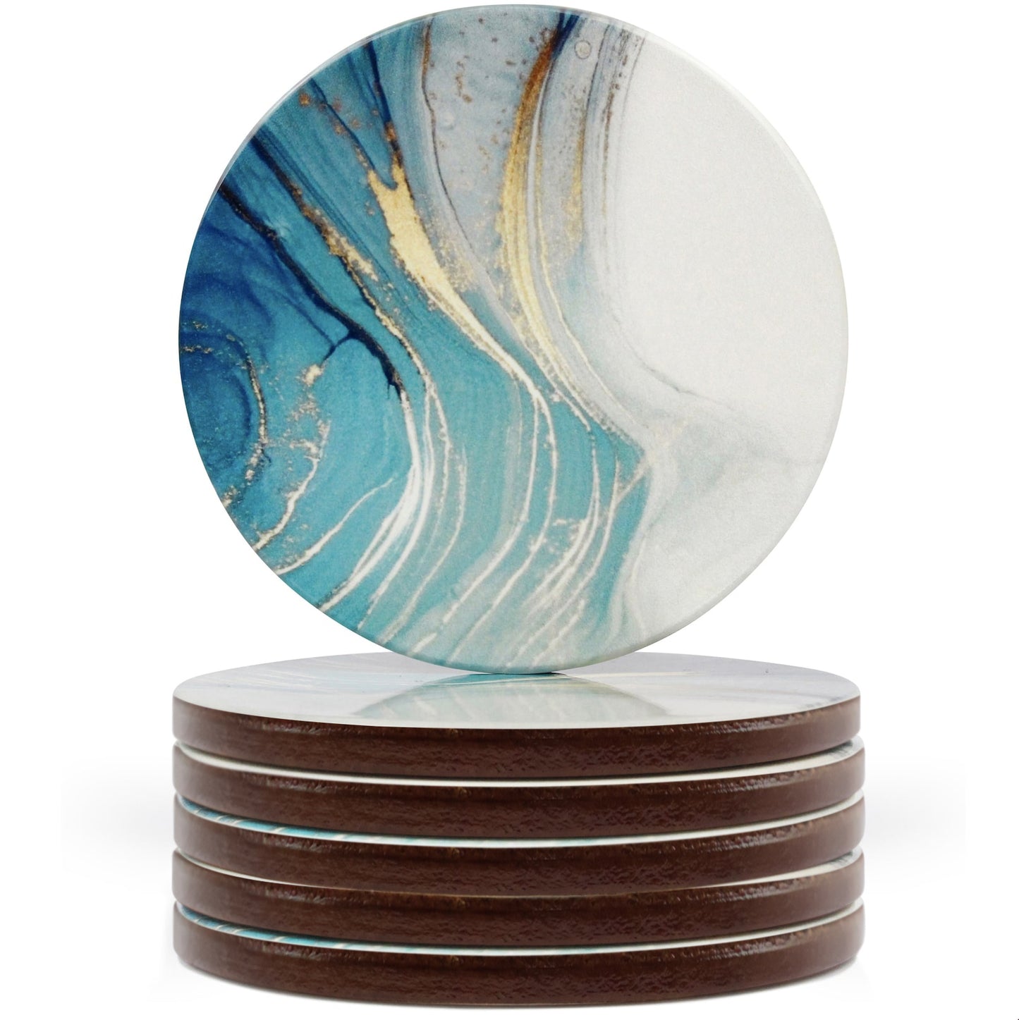 Aqua Gloss Coasters