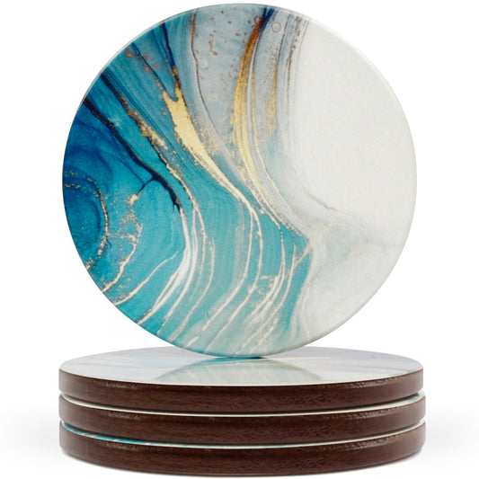 Aqua Gloss Coasters