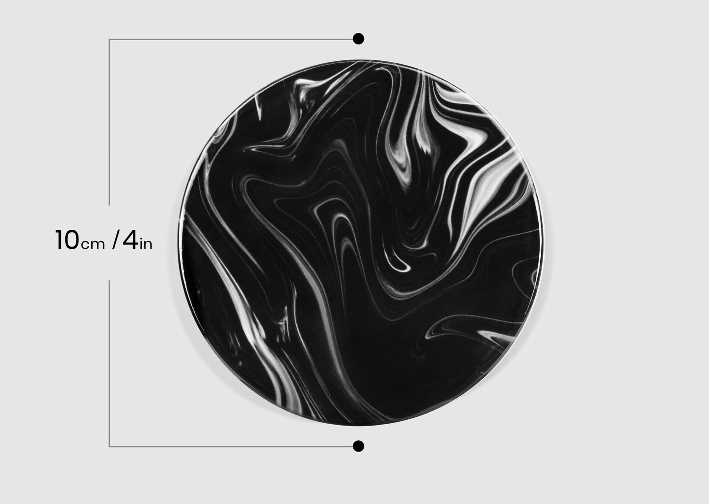 Abstract Marble Gloss Coasters