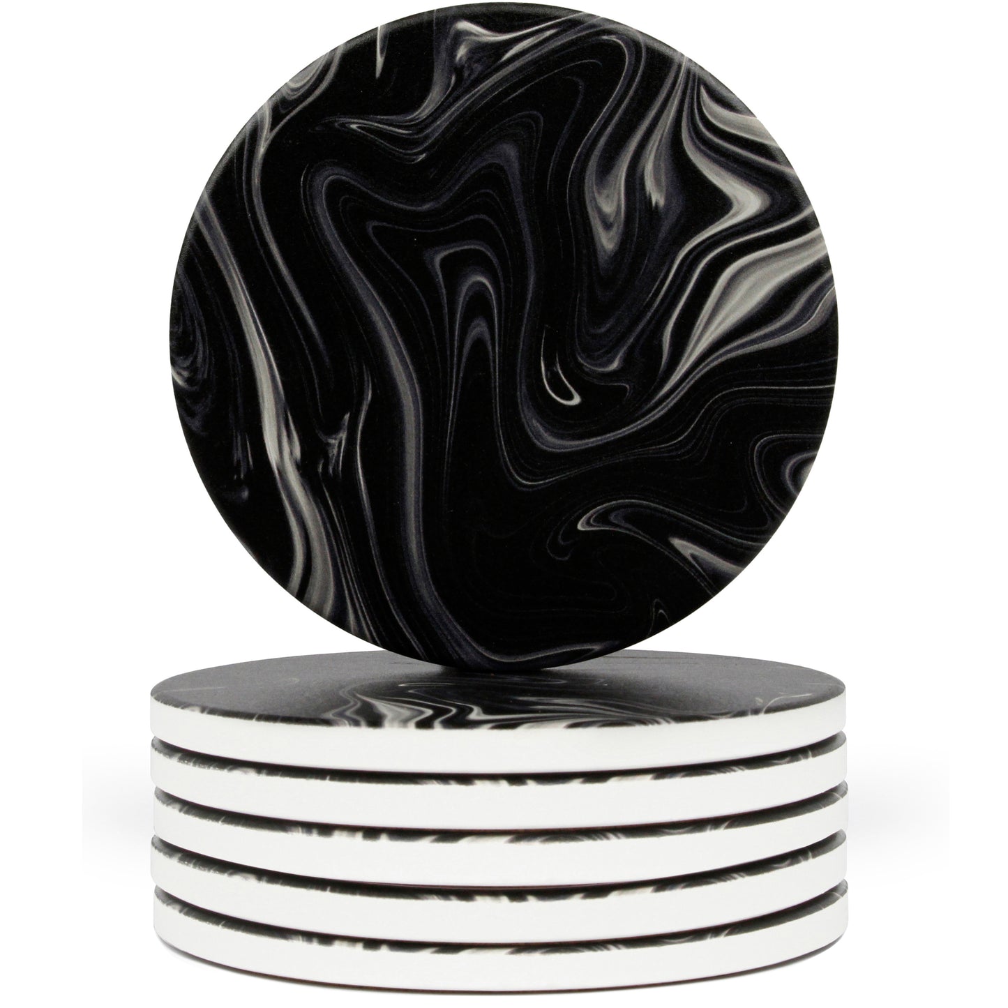 Abstract Marble Matte Coasters