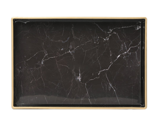 Black Marble Serving Tray