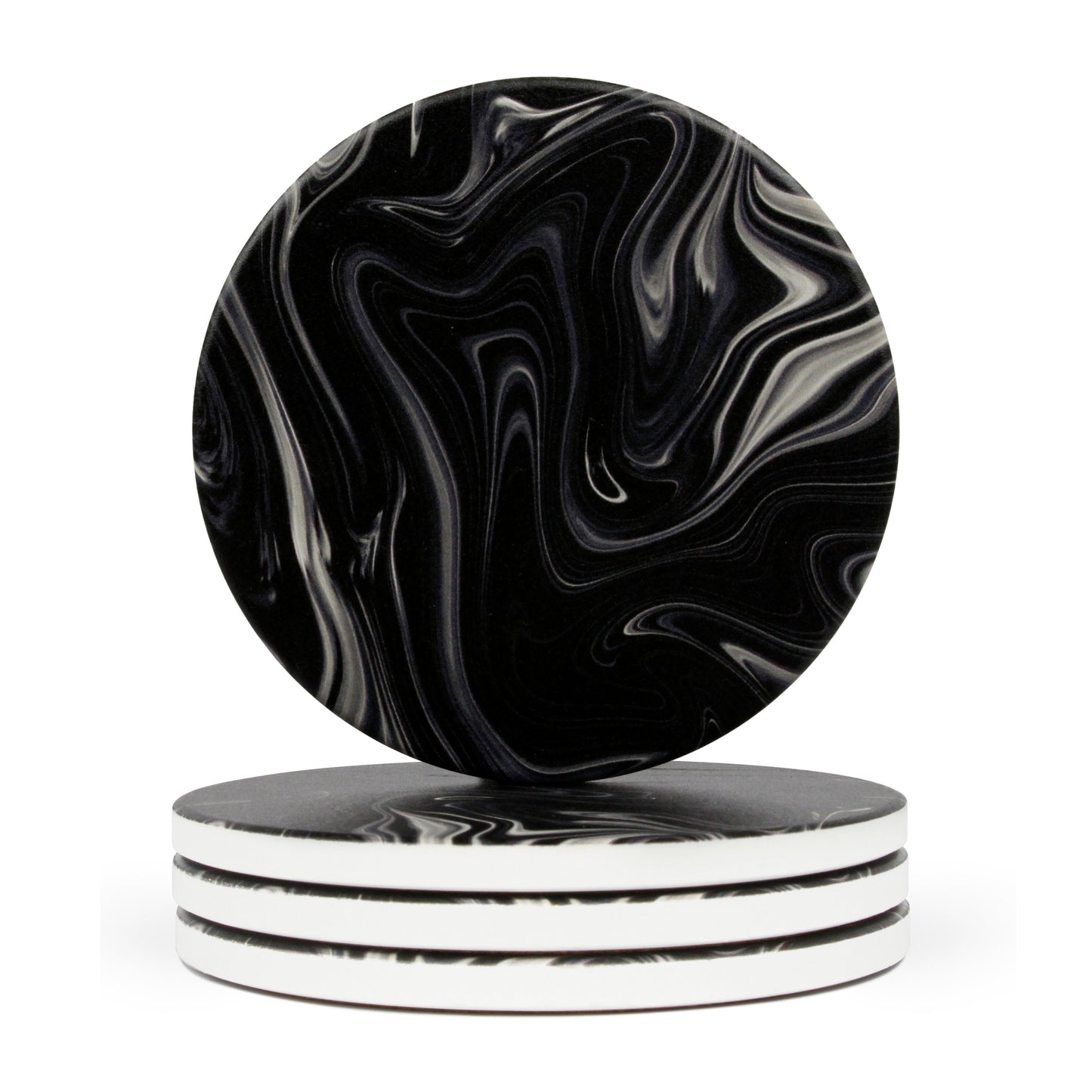 Abstract Marble Matte Coasters