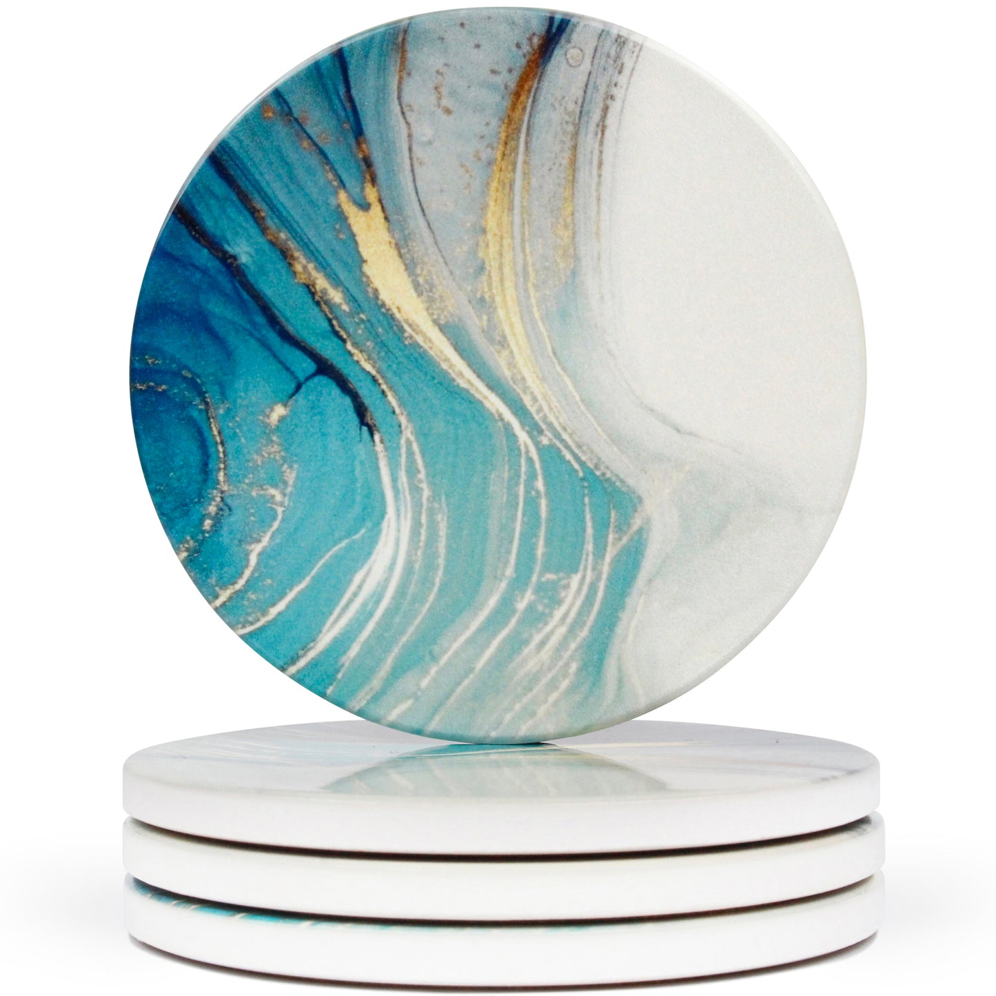 Aqua Gloss Coasters