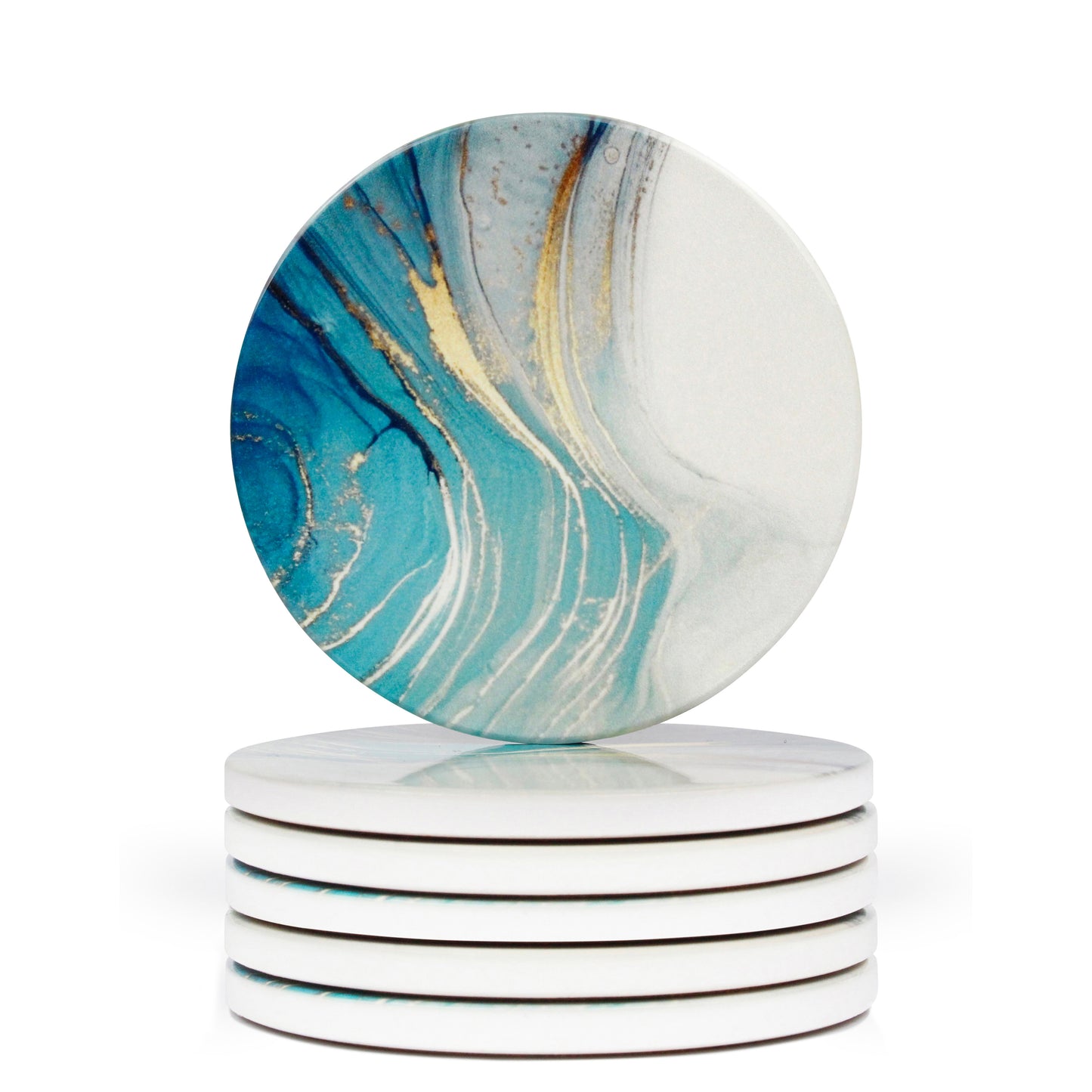 Aqua Gloss Coasters