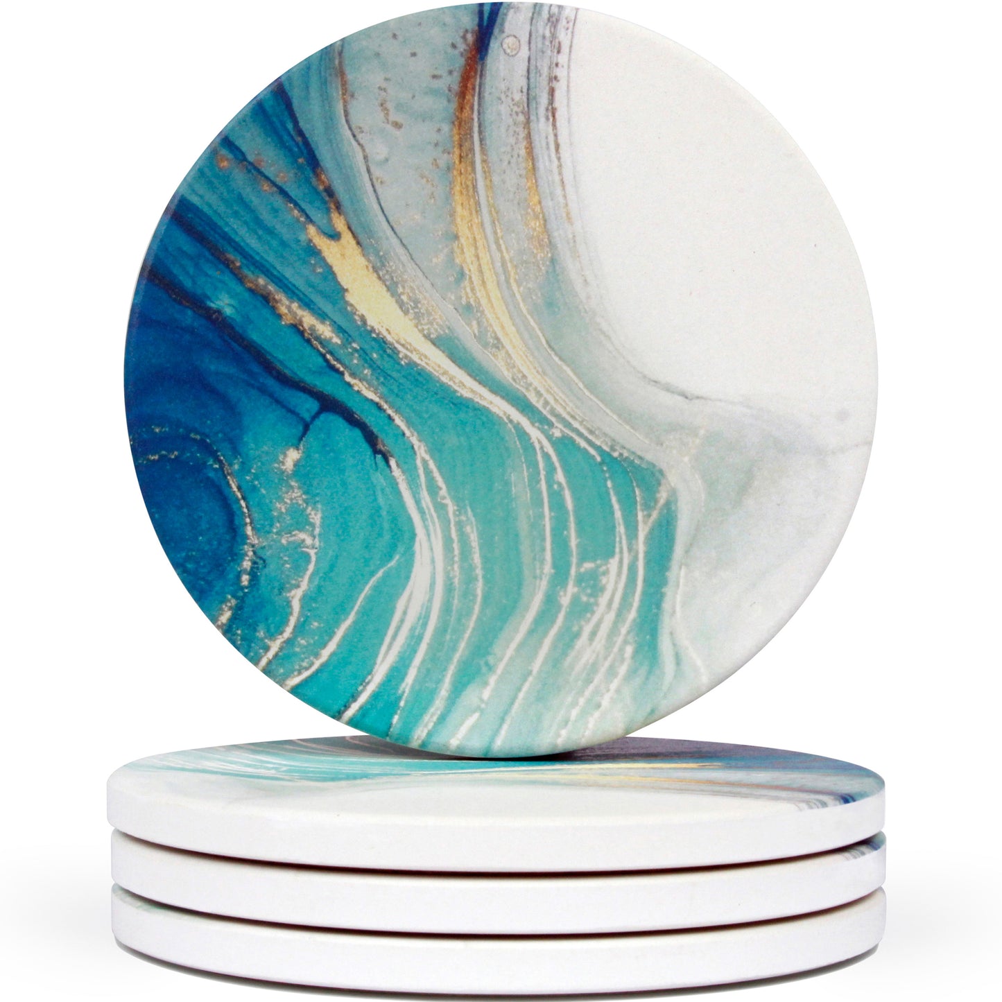 Aqua Matte Coasters